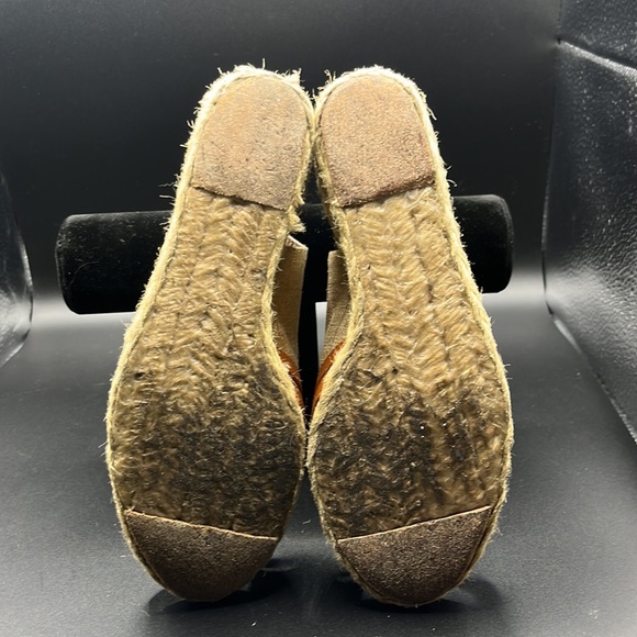 Lauren Ralph Lauren Candice Espadrille Sandals Tan/Brown 6B - Picture 4 of 4